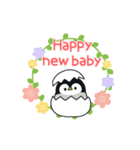 うごく♪心くばりペンギン(お祝いセット)（個別スタンプ：24）