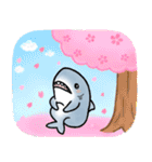 生活感のあるサメ7〜春のサメ〜（個別スタンプ：12）