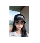 JPN 野球チアリーダー少女（個別スタンプ：22）