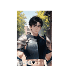 JPN RPG 筋肉騎士少年（個別スタンプ：6）