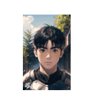 JPN RPG 筋肉騎士少年（個別スタンプ：11）