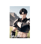 JPN RPG 筋肉騎士少年（個別スタンプ：17）