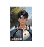 JPN RPG 筋肉騎士少年（個別スタンプ：23）