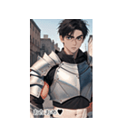 JPN RPG 筋肉騎士少年（個別スタンプ：24）