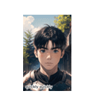ENG RPG 筋肉騎士少年（個別スタンプ：17）